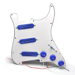 Selling Electric guitar accessories White ST SSS electric guitar mini pickup panel Small dual track pickup electric Guitar guard