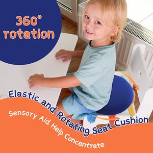 Coussin sensoriel à mémoire de forme <span class=keywords><strong>pour</strong></span> les pieds, favorise l'apprentissage actif et améliore <span class=keywords><strong>la</strong></span> concentration, coussin à bascule <span class=keywords><strong>pour</strong></span> enfants - Product Image 4