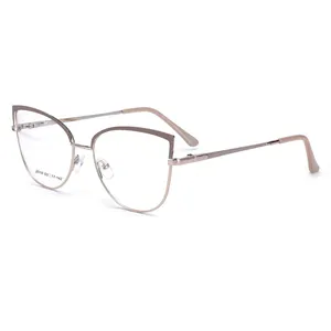 Ready Stock Metal Fashion Cat Eye Eyeglasses Optical Frames for Women