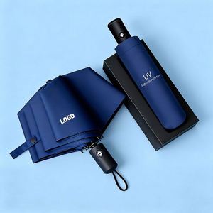 Parapluie de voyage compact à ouverture et fermeture automatiques, petit parapluie de pluie pour sac à dos - pour la vente en gros de parapluies - Product Image 1