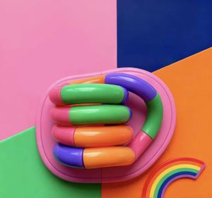 Wholesale Custom ADHD Stress Relief Anxiety Squishy Finger Therapy <b>Fidget</b> Toy Temperature-Changing Plastic Planet Twist Toy - Product Image 6