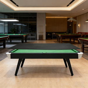 Mesa de billar profesional S.Q.F de 6 pies con tapete verde y marco de madera maciza para uso doméstico y en clubes. - Product Image 3