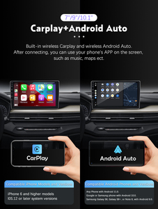 <span class=keywords><strong>Radio</strong></span> Reproductor MP5 Portátil de 9 Pulgadas y 2 Din con Pantalla de 32 GB, Estéreo, <span class=keywords><strong>CD</strong></span>, Android, Carplay, GPS, Amplificador DSP y OBD2 - Product Image 4