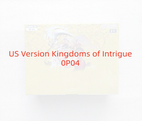 Boîte de boosters scellée 0P-04 Kingdoms of Intrigue TCG, cartes à collectionner d'anime avec cartes foil rares