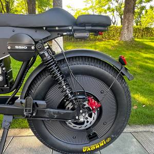 USA Warehouse HCBK Originele 60V Black Warrior Elektrische Fiets 3000W voor de VS Nieuwe LED Armor, 130km Lange Afstand Elektrische Fiets - Product Image 6