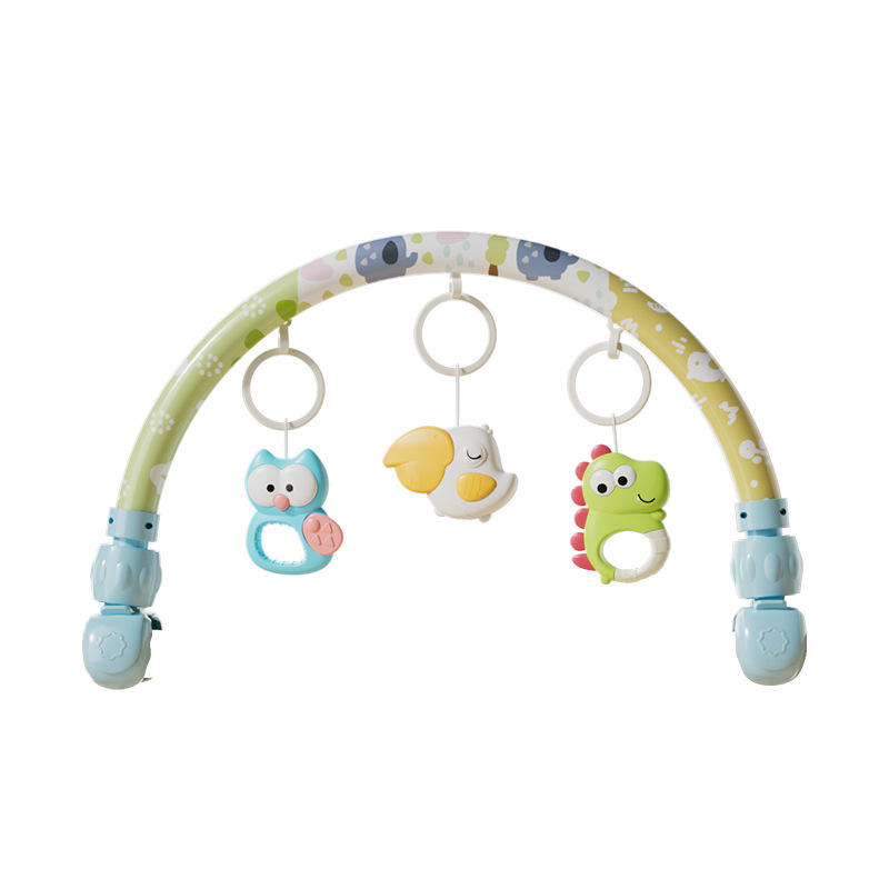 Cute Toddler Rattlers Teether Nightlight Baby Mobile Arch Crib Mobile Bell  Stroller Hanger Toy