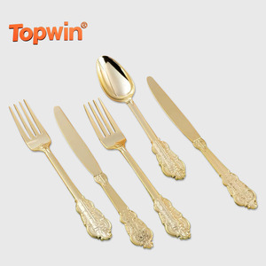 Hot Selling Crown Design Tableware Set <b>PS</b> Tableware Set Wedding Festival Home Party Supplies 3PCS/Set - Product Image 1