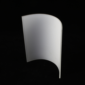 Recambio de lámpara curvada de cristal para techo, accesorio de luz curvada, ópalo blanco - Product Image 3