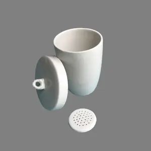 Crucible With Lid Anti-Corrosion Porcelain Crucible With Lid /High Pure Alumina Ceramic Crucible