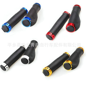 Poignées de guidon de vélo 22,2 mm en aluminium pour VTT, double verrouillage avec manettes de changement de vitesse - Product Image 2
