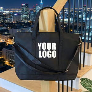 Bolsa <span class=keywords><strong>de</strong></span> Lona Bordada Qetesh, Gran Capacidad, Reutilizable, con Cierre, para Damas <span class=keywords><strong>de</strong></span> Honor, Maestras, <span class=keywords><strong>Playa</strong></span>, Viajes, Compras, Deportes, Uso Diario - Product Image 4