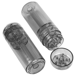 Machine à rouler manuelle en plastique avec logo personnalisé, pour cigarettes, tabac, herbes, avec compartiment de rangement pour tubes et accessoires de fumage (briquets inclus) - Product Image 1