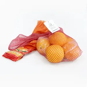 China Hersteller kunden spezifische Großhandel Kunststoff Soft PE Net Taschen für Gemüse kartoffeln
