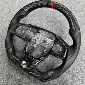 Volant en fibre de carbone sur mesure pour Honda Civic ! Sans cache d'airbag (FB) - Product Image 2