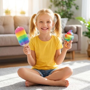 Nuevo Juguete Antiestrés de PU con Forma de Helado, de Subida Lenta, Suave, para Aliviar el Estrés, Venta al por Mayor, Unisex, para Adolescentes - Product Image 4