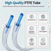 Tubo de PTFE en Forma de Estrella para Impresora 3D, Filamento de 1.75mm, Baja Resistencia, Alimentación Suave, Tubo Bowden, DE 4mm, DI 2.2mm, Corte Personalizado