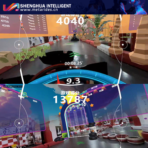 Mr VR GO <span class=keywords><strong>Racing</strong></span> Kart người lớn thực tế ảo trong nhà trung tâm mua sắm công viên giải trí Nhựa tùy biến trò chơi Trôi Dạt theo dõi điện - Product Image 5