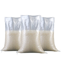 Sacs pour riz en grains 50 kg, sac tissé en PP transparent, durable pour l'agriculture