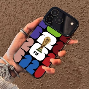 Coque de téléphone portable Coupe du Monde de football 2026 avec impression UV, coque arrière pour iPhone 17Air, accessoire OEM personnalisé, vente en gros d'usine - Product Image 3