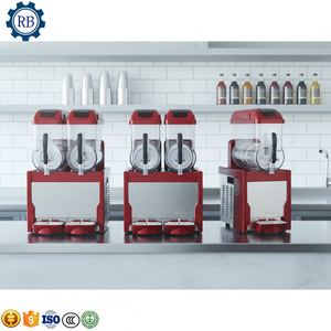 Machine à Granita Commerciale Professionnelle – <span class=keywords><strong>Distributeur</strong></span> de Boissons Glacées à Trois Saveurs – Mélangeur de Slush Neige - Product Image 1