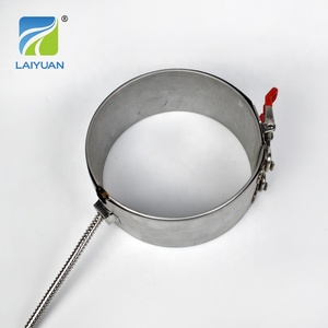 Laiyuan 190x86mm 230V 1000W resistencias Para extrusoras SS thép không gỉ mica ban nhạc nóng máy đùn - Product Image 2