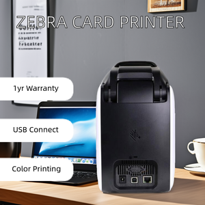 Zebra ZC300 Single- & Dual-Sided Membership/ID Card Impressora com 800300-252CN YMKCO Color Ribbon em Stock - Product Image 6