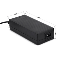 Adaptateur secteur GaN AC-DC CE GS KCC PSE, alimentation 12V/7A 12V/8A 24V/4A 24V/5A 48V/2.5A 96W 100W 120W 180W pour caméras de vidéosurveillance