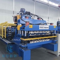 Machine de construction pour la production de tôles de toitures en tuiles Equipement de cintrage des métaux avec composants du noyau du roulement du moteur