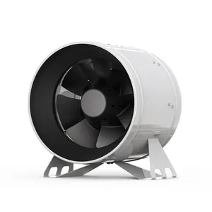 14 inch 355mm EC inline duct fan ventilation hydroponics vertical farming