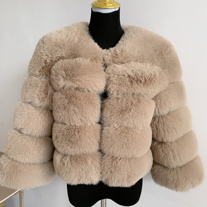 Poncho in Finta Pelliccia di Volpe per Donna, Nuovo Modello Autunno Inverno, Caldo e Casual, Patchwork Vintage, <span class=keywords><strong>Abbigliamento</strong></span> Femminile - Product Image 6