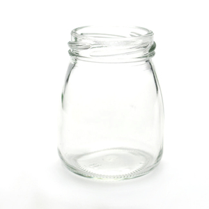 Wholesale 100ml clear <strong>Glass</strong> Pudding Jar for Yogurt with Metal Lid - Product Image 2