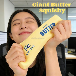 ของเล่นบีบเนื้อนุ่ม TPR ขนาด 25 ซม. บีบแล้วคืนตัวช้า บรรเทาความเครียด ของเล่นบีบอัดนุ่มๆ บรรเทาความวิตกกังวล - Product Image 2