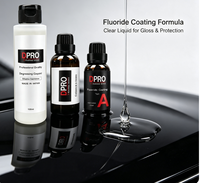 Kit de revêtement en cristal de fluor importé : un ensemble de liquide d'entretien, dégraissant, hydrofuge, anti-salissure, haute dureté