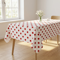 Nappe personnalisée Xin Shu en PEVA, nappe composite imprimée, avec support en flanelle non tissée, imperméable, écologique, pour la maison et les fêtes