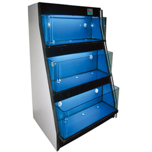 Verwarmde-bocht Arc Glas Aquarium Rack Zeevruchten Teelt Vis Aquarium - Product Image 1