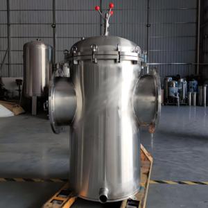 ANSI CE Flanschen den Dn200 T Typ Sieb korb Edelstahl SS304 Manuelles Hochtemperatur-Druck reduzier sieb