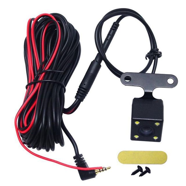 Dashcam with Rear-view Recording, High-definition Night Vision, Waterproof and Shockproof, and Reversing Lighting.