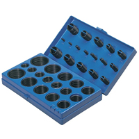 Assortiment de joints toriques 419 pièces, joints toriques en caoutchouc pour l'automobile, les robinets, les systèmes hydrauliques, les tuyaux, l'air et le gaz, réparation d'étanchéité