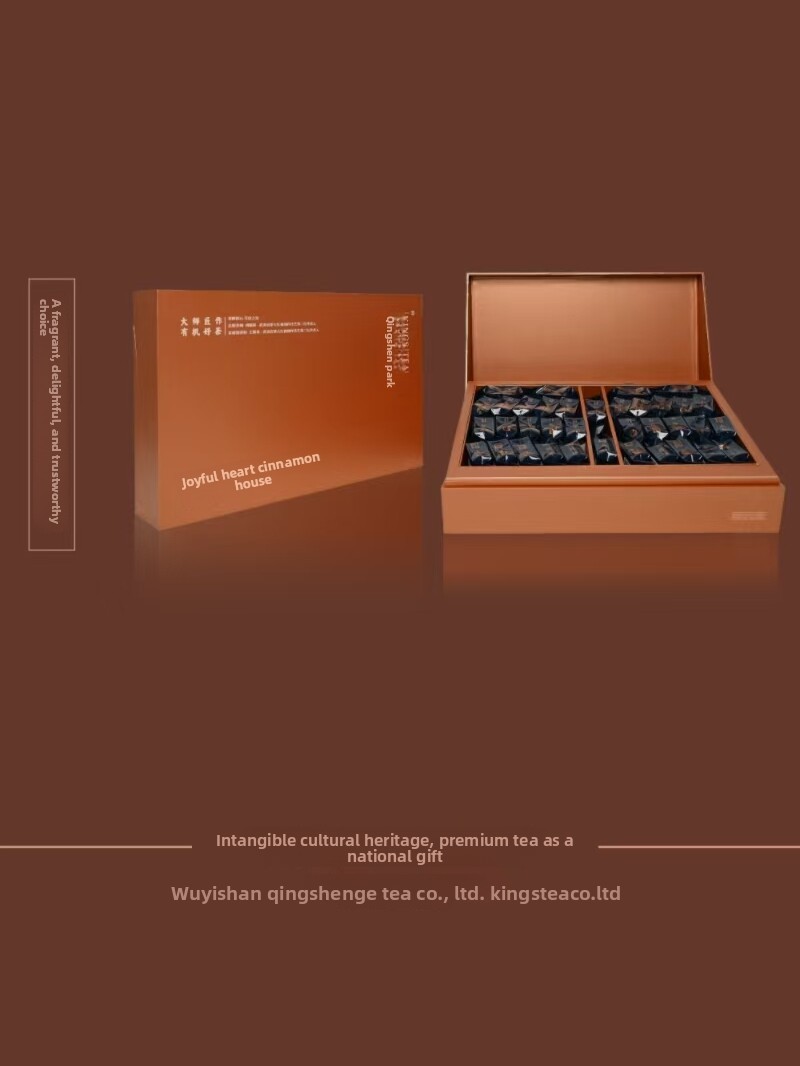 Qingshen Pavilion Yuexin Series Cinnamon (Chen Xiang) 288g * 36 Oolong Tea Gift Packing Boxes