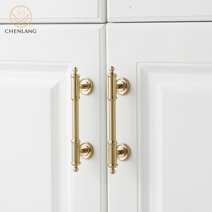 Chenlang hiện đại phong cách Châu Âu pháp rắn brass đồ nội thất phần cứng xử lý Tủ Ngăn Kéo kéo và knobs - Product Image 6