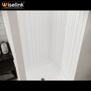 Panel de Ducha de Mármol Cultivado Antimoho Wiselink Vertical Interval para Baño - Product Image 2