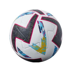 Ballon de football d'extérieur en PVC durable de haute qualité, pour entraînement professionnel, compétition, divertissement, logo <span class=keywords><strong>personnalisé</strong></span>, nouveau style - Product Image 1