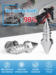Jscrew Ice Racing <span class=keywords><strong>Rally</strong></span> Motocross hiệu suất <span class=keywords><strong>Studs</strong></span> cho tốc độ cạnh tranh và theo dõi grip với Racing <span class=keywords><strong>Studs</strong></span> - Product Image 3