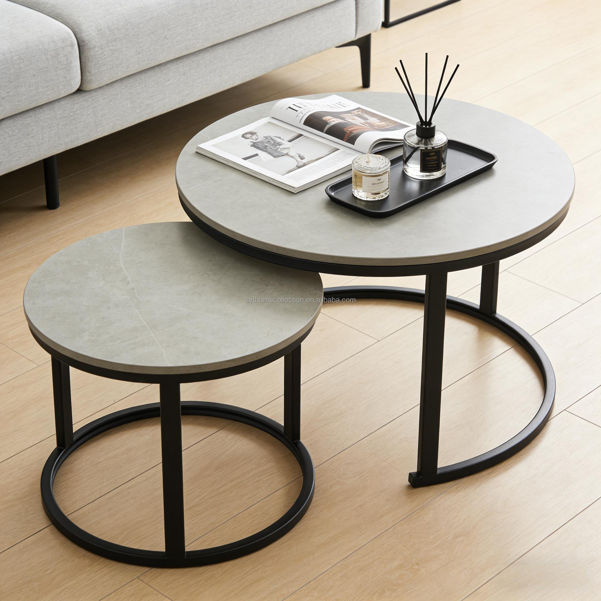 Gray Marble-Black Legs