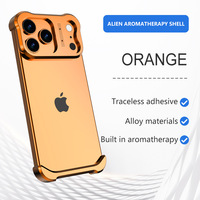 Nueva Funda Protectora para Teléfono Móvil con Parachoques de Aleación de Aluminio a Prueba de Golpes, Sin Bordes, para 17 16 15 Pro Max