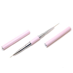 Pinceau double tête pour nail art à rayures françaises, stylo liner en poils synthétiques pour vernis gel, outil de manucure - Product Image 3