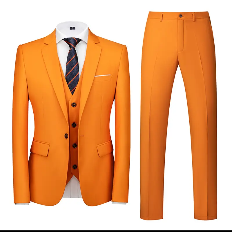 2024 Venta caliente personalizado hombres de negocios traje casual traje masculino boda novio vestido casa SLIM-Fit traje hombre
