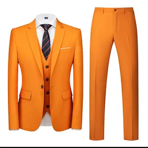 2024 हॉट सेल कस्टम पुरुषों का बिजनेस कैजुअल सूट सूट पुरुष विवाह दूल्हा ड्रेस हाउस स्लिम-फिट सूट मैन