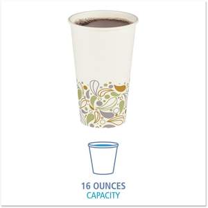 แก้วกระดาษพิมพ์ลาย Boardwalk Deerfield ขนาด 16 ออนซ์ 50 แก้ว/แพ็ค 20 แพ็ค/กล่อง แก้วใช้แล้วทิ้ง รุ่น DEER16HCUP - Product Image 3