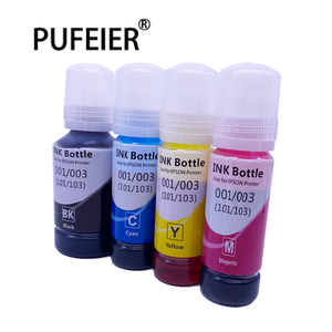 001 003 105 106 101 103 512 502 522 504 544 102 <span class=keywords><strong>104</strong></span> Kits d'encre à base de colorant de recharge compatibles pour imprimante à jet d'encre <span class=keywords><strong>Epson</strong></span> - Product Image 1